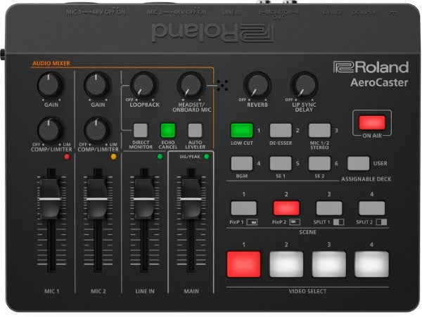 Roland VRC-01 AeroCaster Hardware Control Surface and Audio Interface