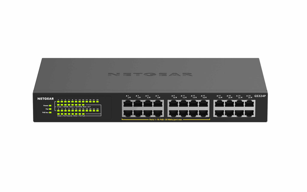 Netgear GS324P 24-Port Switch PoE+