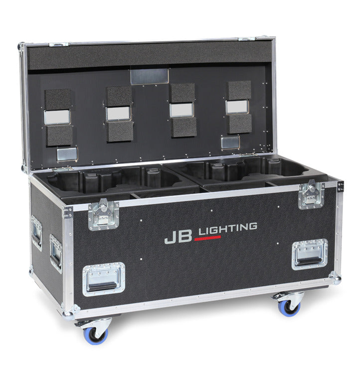 JB Flight Case for 4 X Sparx12 Amptown SIP foam
