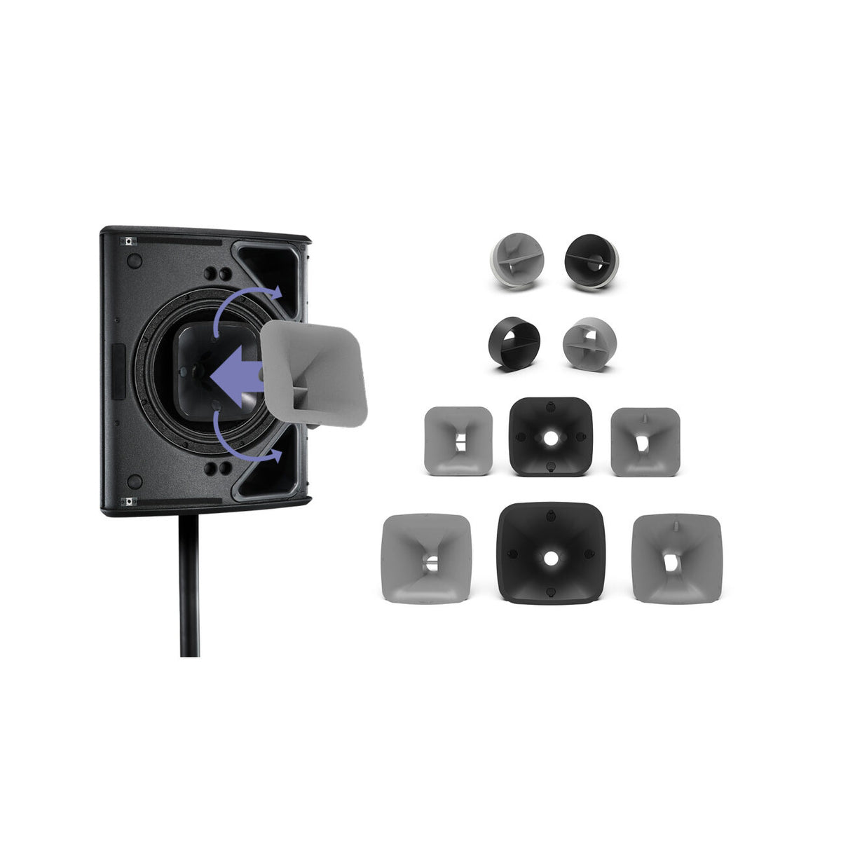 NEXO PNU-P18FLGPS Flange Dispersion Adapter for P18, Black