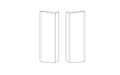 NEXO GMT-FLGM10 120° flanges for GEO M10, line drawing