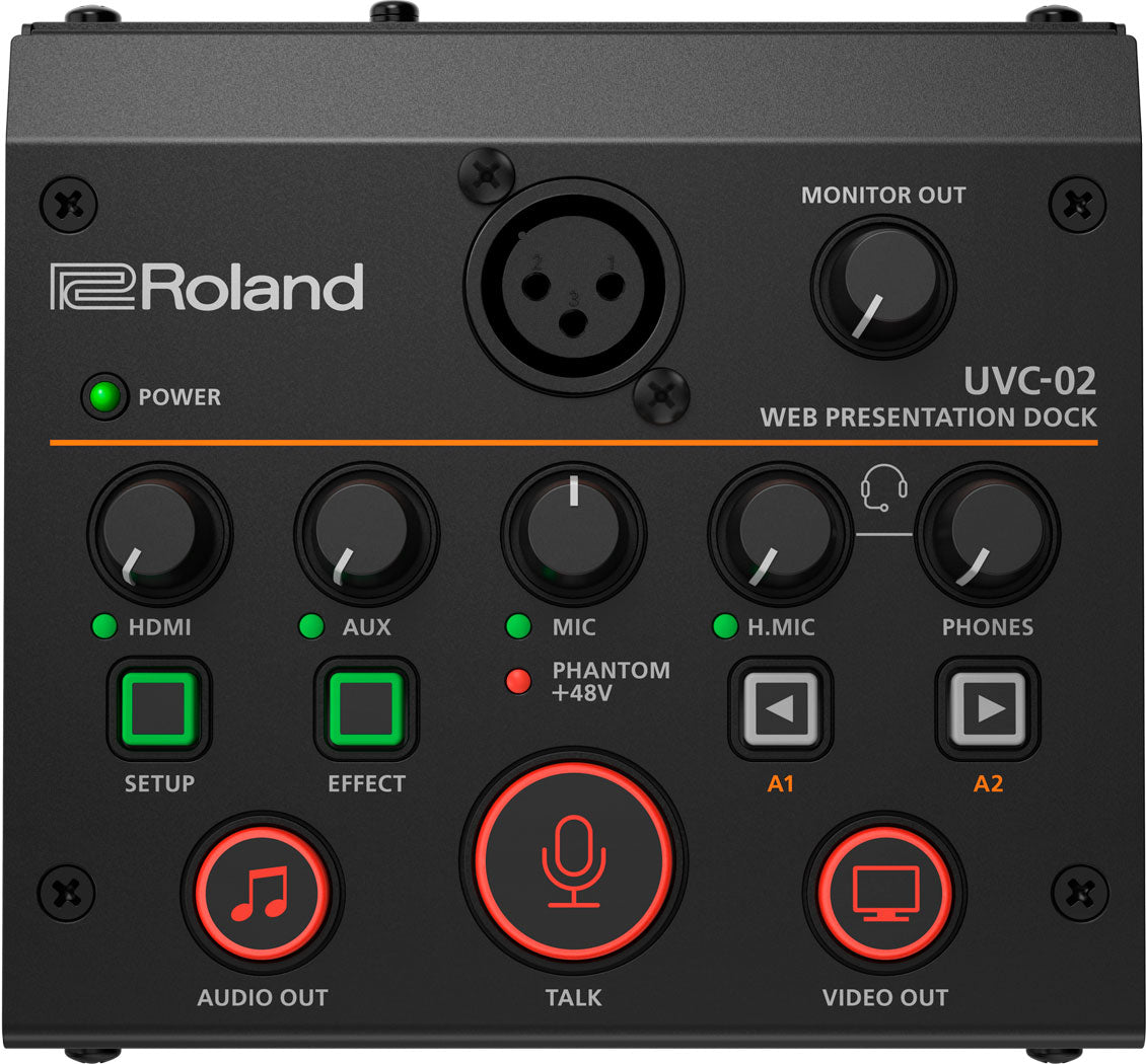 Roland UVC-02 USB Video Interface for HDMI Cameras and Microphones Livestreaming