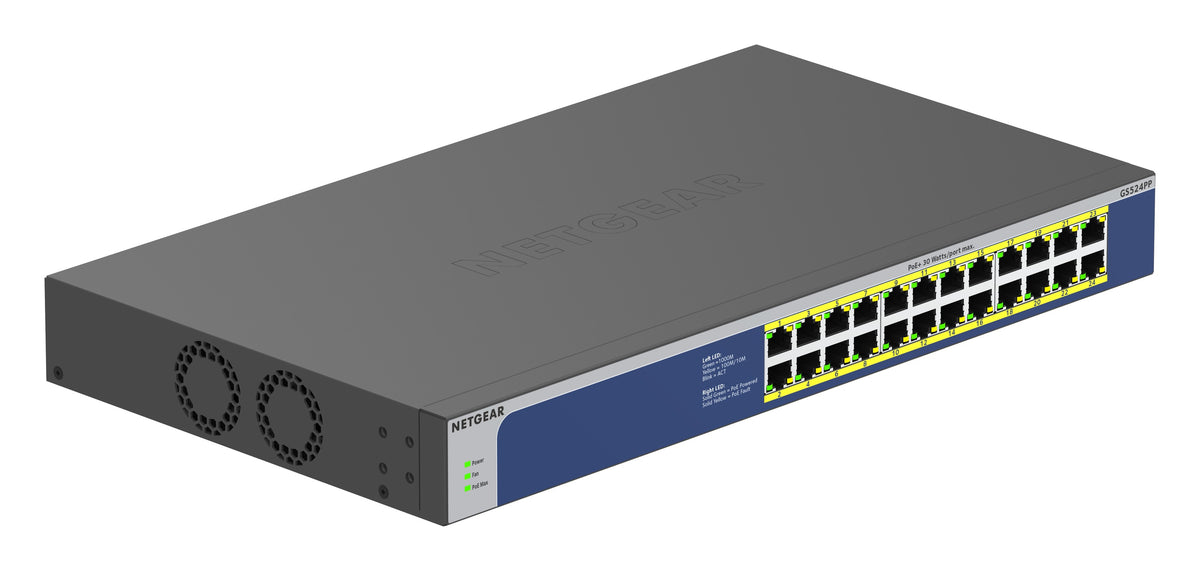 Netgear GS524PP 24-Port Switch PoE+ (300W)