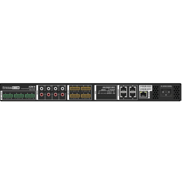AtlasIED AZM8 High Quality Atmosphere 8-Zone Audio Processor