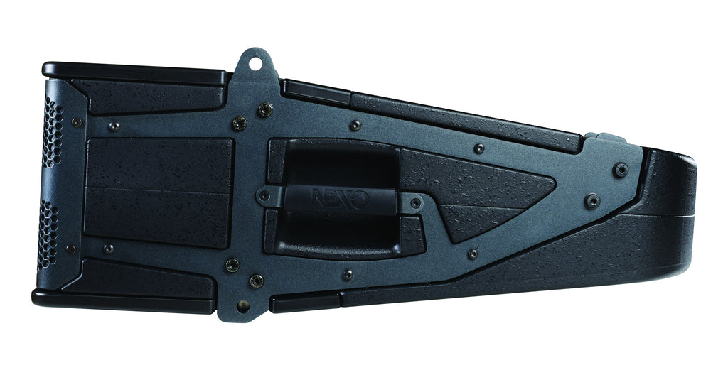 NEXO STM M28 Omni-Purpose Module, side view showing the rigging