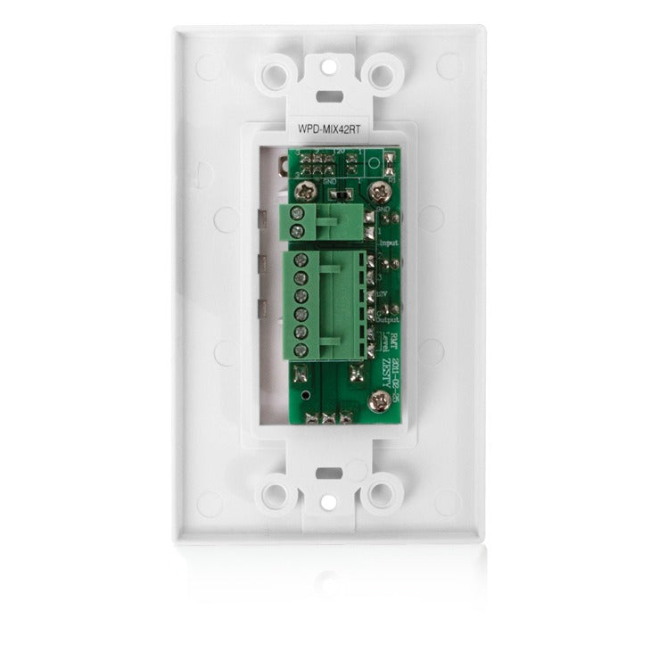 AtlasIED WPD-MIX42RT Wall Plate Input Select Switch Volume Control 10k Pot
