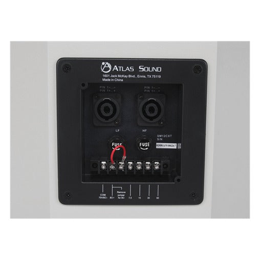 AtlasIED SM12CXT-W 12 Inch 2 Way Coaxial Surface Mount White Loudspeaker