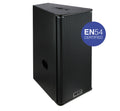 NEXO GEO S1230-EN54 module, angled front view with EN54 certified badge