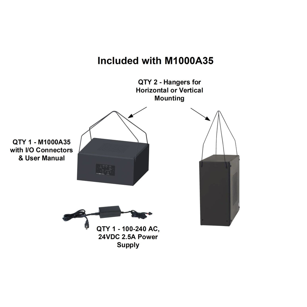 AtlasIED M1000A35 8" Office Sound Masking Speaker System For Speech Privacy
