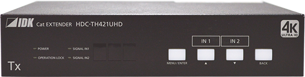IDK HDC-TH421UHD 4K@60 HDBaseT Transmitter 2 Inputs 5 Outputs