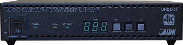 IDK UHDS-01 4K@60 HDMI Audio Embedder/De-Embedder