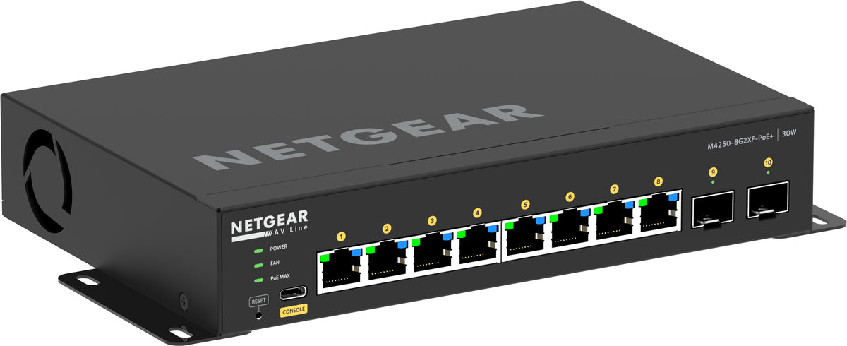 Netgear GSM4210PX 8-Port 1Gbit/s PoE+ Switch