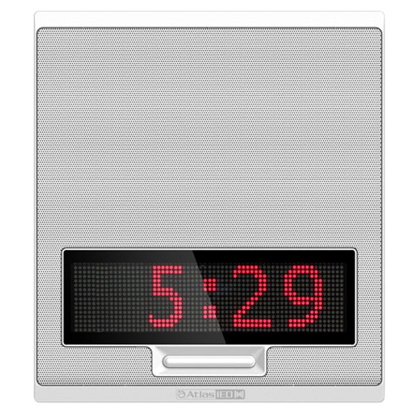 AtlasIED IP-SDMFLED PoE+ 8" Coaxial IP Speaker with LED Display and Flashers