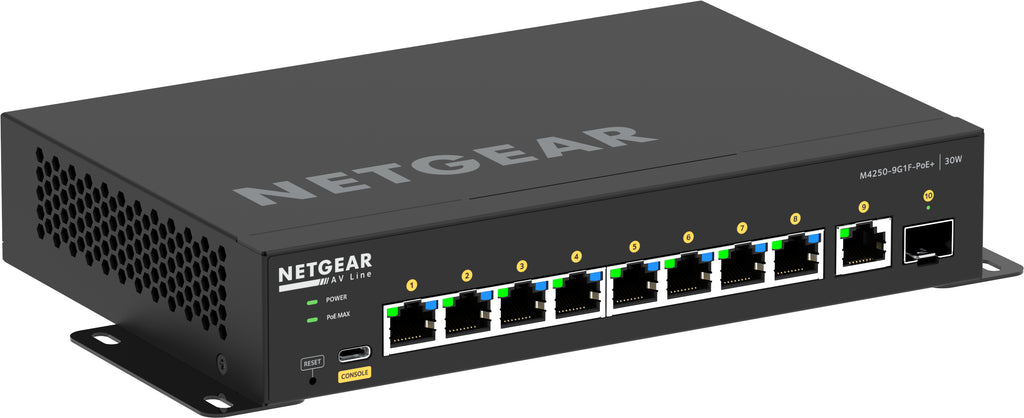 Netgear M4250-9G1F-PoE+ Managed Switch