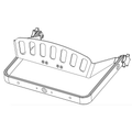 NEXO PNU-VBRK12 vertical bracket for P12, line drawing