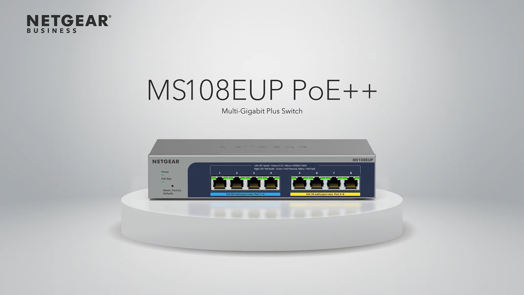 Netgear MS108EUP Multi-Gigabit Switch