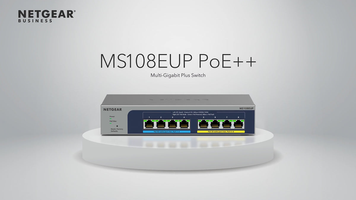 Netgear MS108EUP Multi-Gigabit Switch