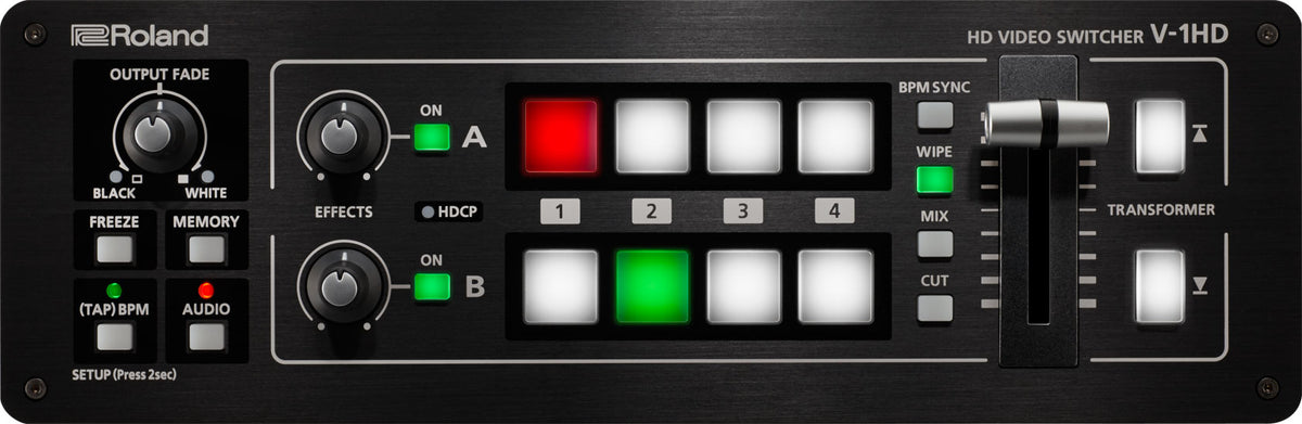 Roland V-1HD 4-Channel HDMI Video Switcher with Scalers and Effects