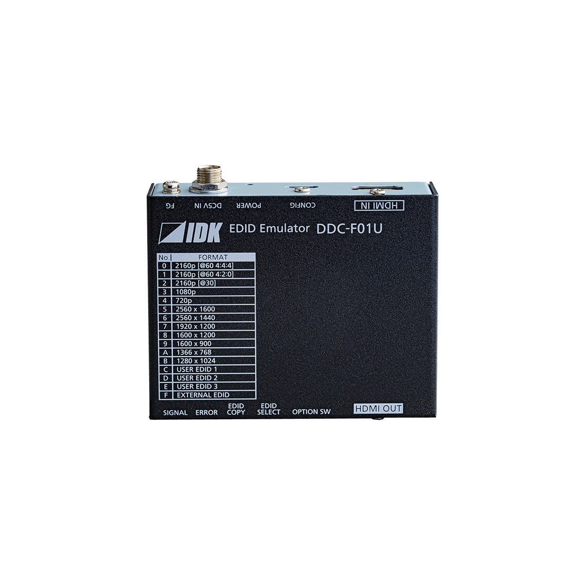 IDK DDC-F01U HDMI EDID Emulator/Cable Equalizer