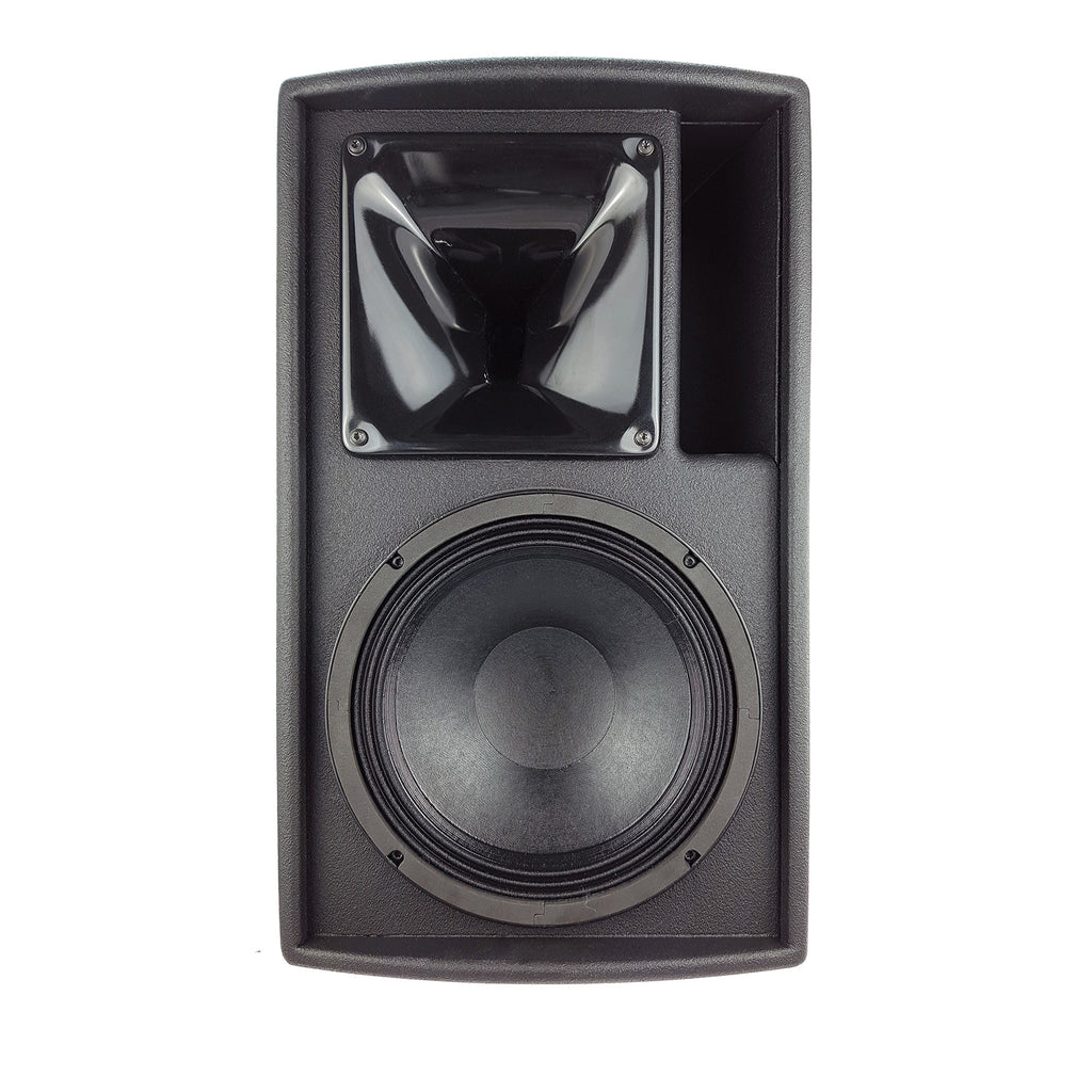 NEXO ePS10 installation speaker without grille, showing the 10-inch woofer and HF horn