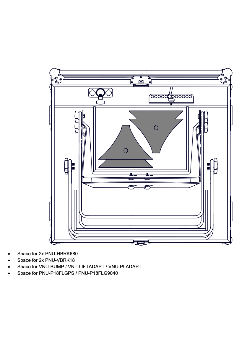 NEXO PNT-ACC18 Flight Case for P18 Accessories