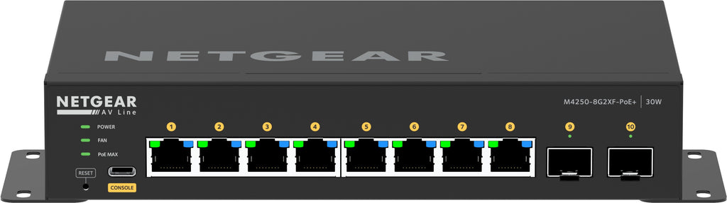 Netgear GSM4210PX 8-Port 1Gbit/s PoE+ Switch