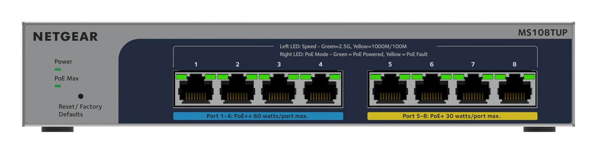Netgear MS108TUP 8-Port PoE++ Switch