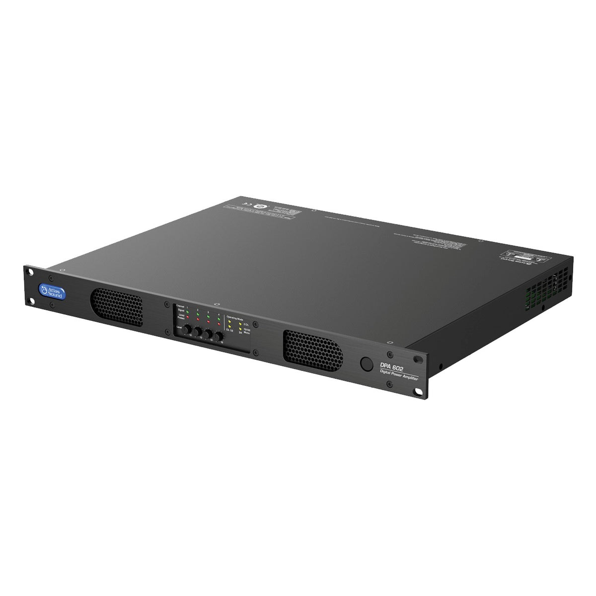 AtlasIED DPA602 Networkable Power Amplifier, 600W, 4Ch, 4Ω