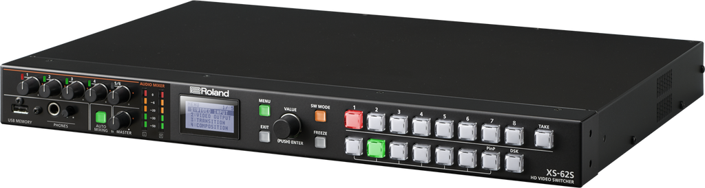Roland XS-62S 6-Channel Presentation Mixer & Matrix Switcher with SDI/HDMI I/O and Audio
