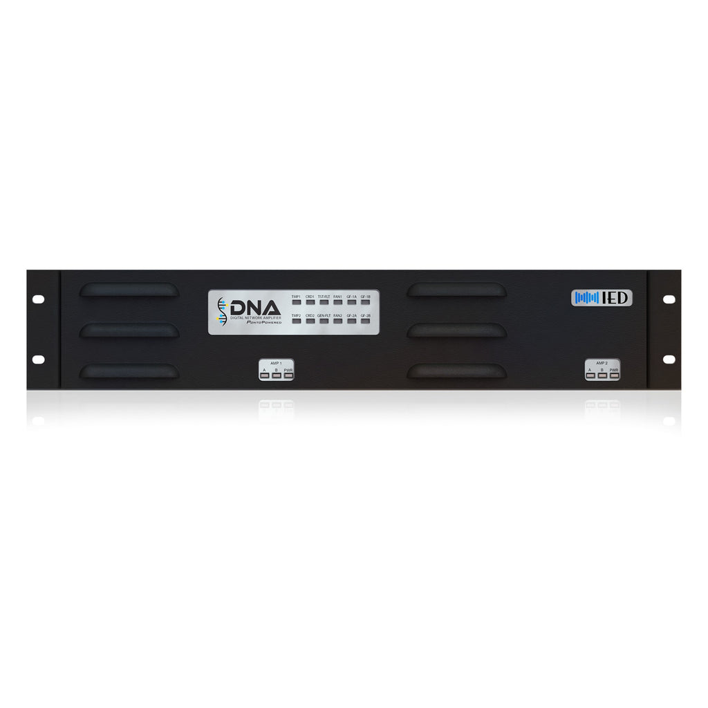 AtlasIED DNA2404DH 100V 4-Channel 2400W Power Amplifier CobraNet® Audio