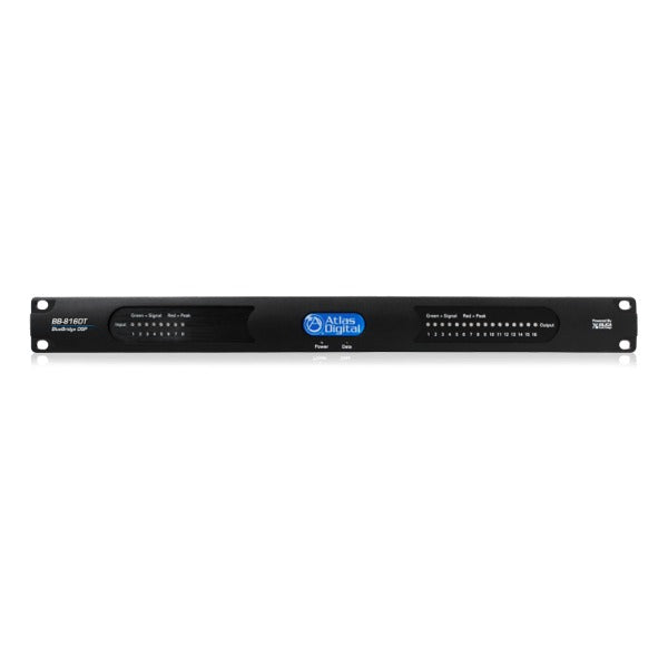 AtlasIED BB-816DT 8x16 Networkable DSP Device with Dante™