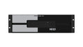 NEXO DME10 signal processor, 3U rack unit, front view
