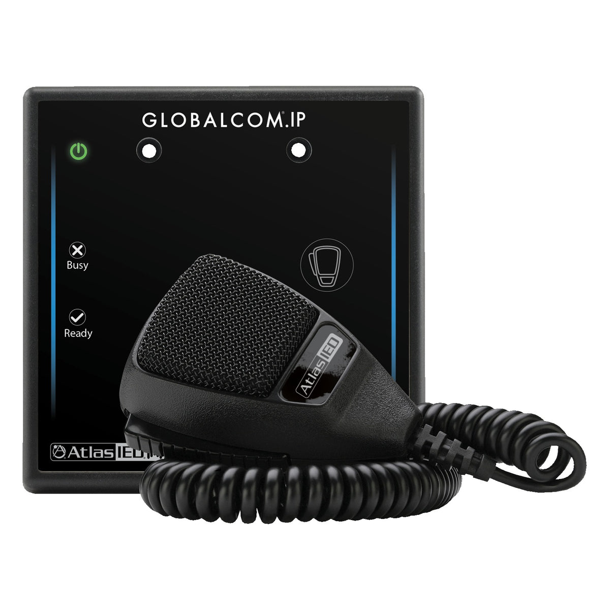 AtlasIED IPCSD1 GLOBALCOM IP Digital Microphone Station with PTT