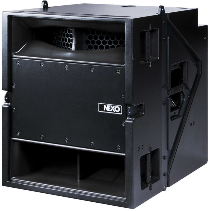 NEXO STM S118 Sub Module, angled front view