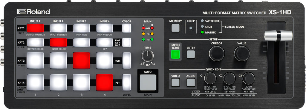 Roland XS-1HD 4×4 Multi-Format Matrix Switcher