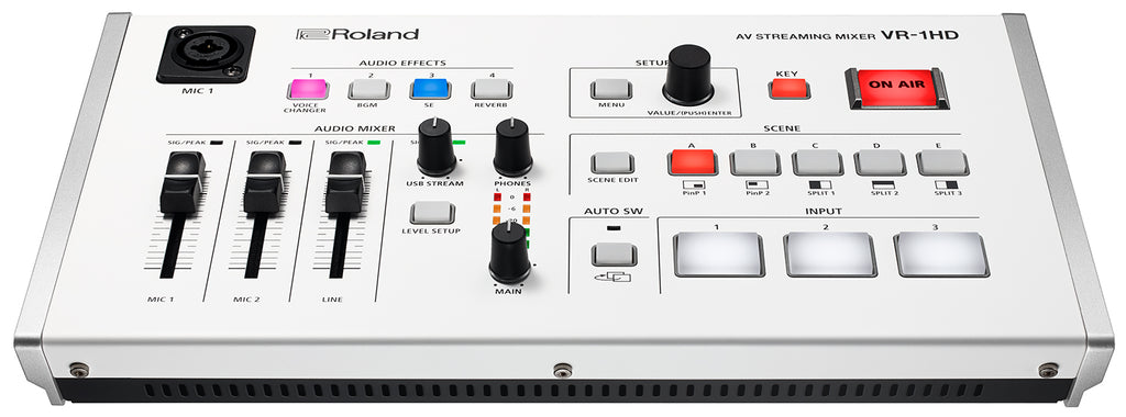 Roland VR-1HD Streaming AV Mixer with 3 HDMI Inputs and USB Streaming