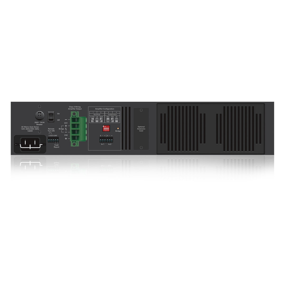 AtlasIED HPA2602 Dual Channel 3200W Commercial Amplifier