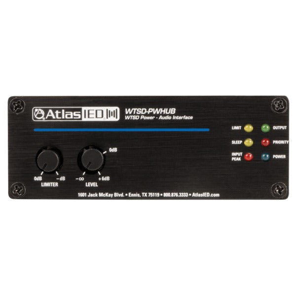 AtlasIED WTSD-PWHUB WTSD Wall Plate Mixers Audio/Power & Control Interface