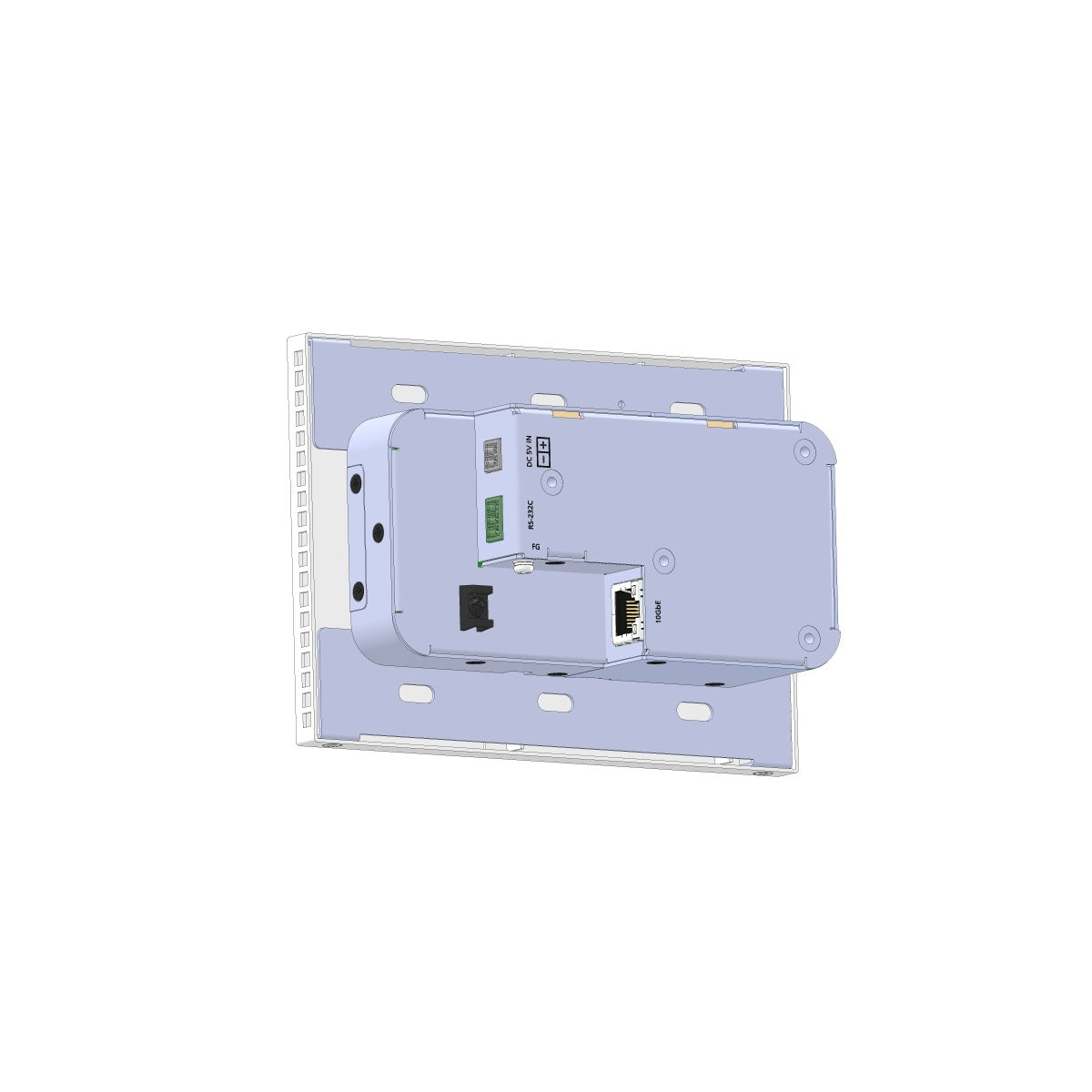 IDK NJR-P01UCW-T 4K@60 Wallplate HDMI Encoder CAT, White