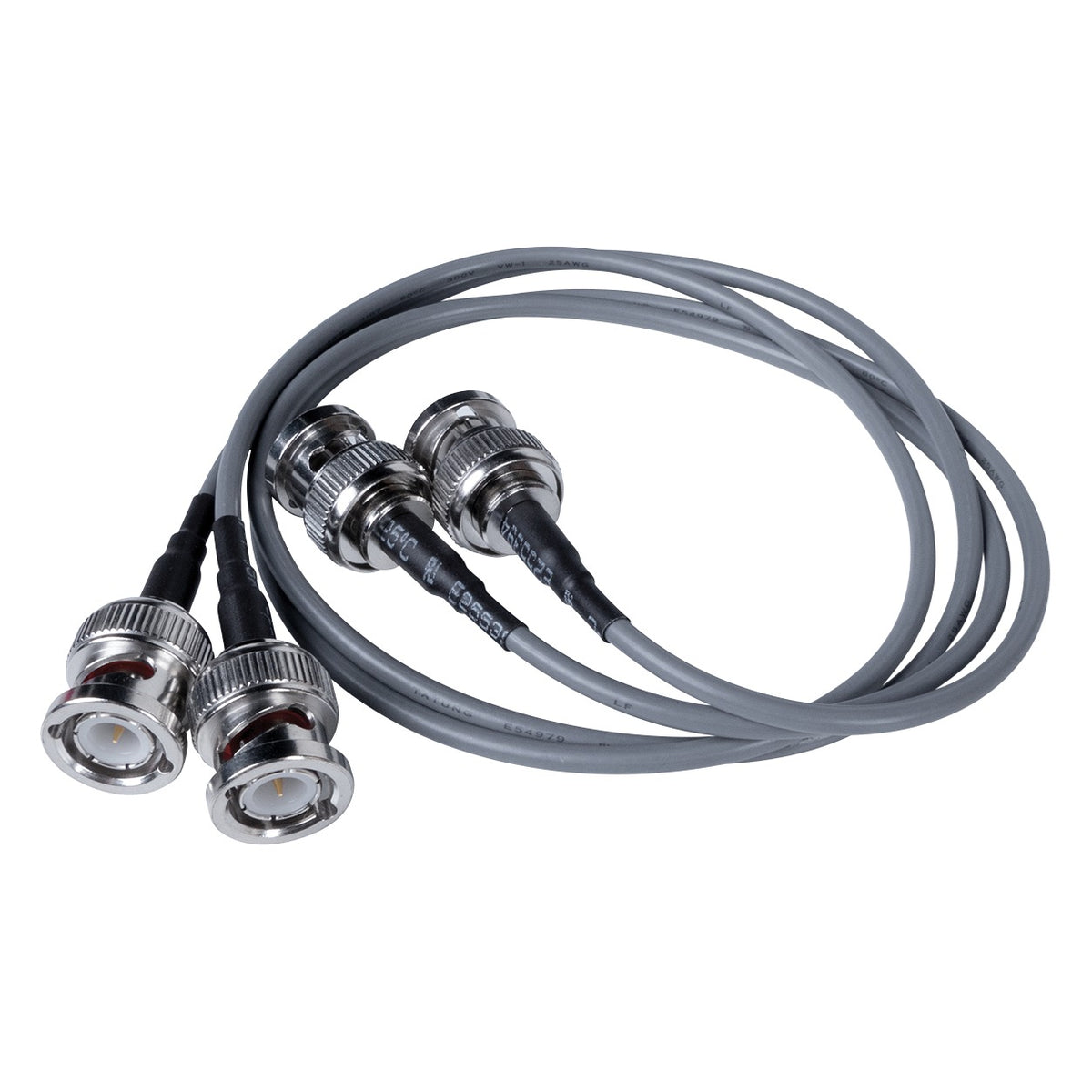 AtlasIED MWBNC18 18" Male-to-Male BNC Microphone Cable (Pair)