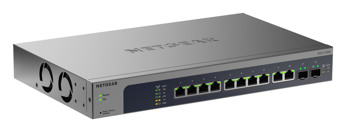 Netgear XS512EM 12-Port 10G Multi-Gig Easy Smart Switch