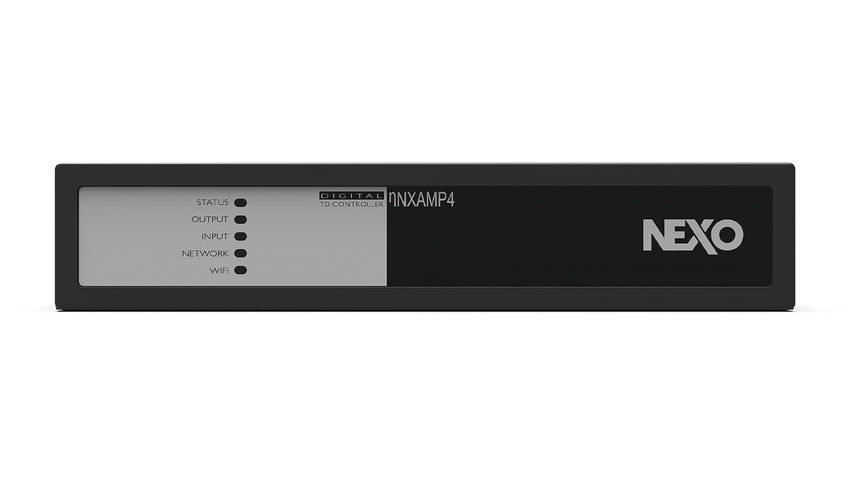 NEXO nanoNXAMP4 Powered TD Controller, front view