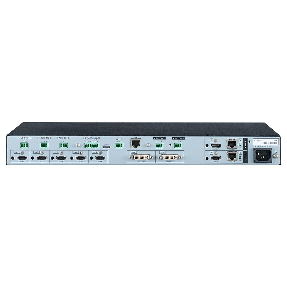IDK MSD-S72 Digital Multi Switcher 7 Inputs 2 Outputs