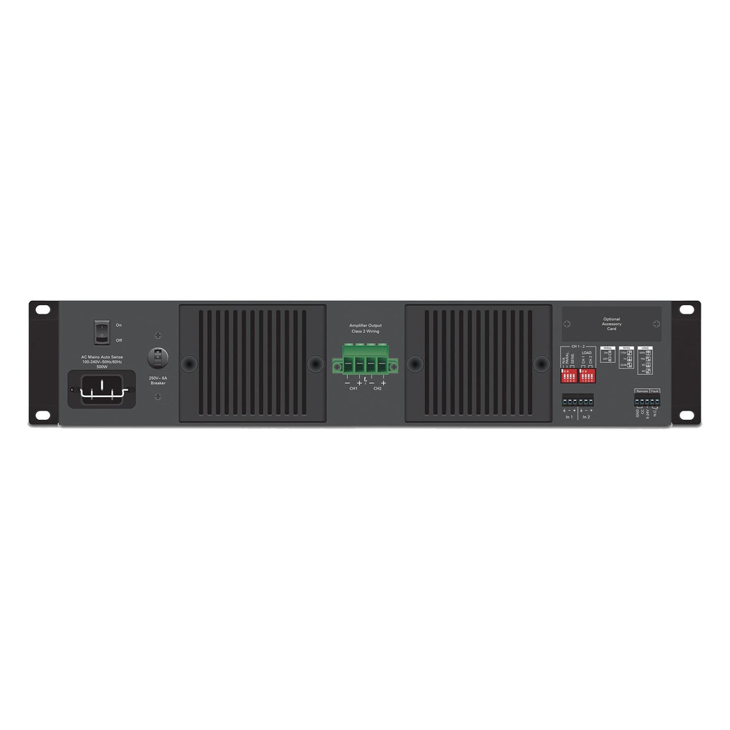 AtlasIED HPA602 Commercial Amplifier, Dual-Channel, 600W