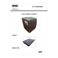 NEXO STT-DCOVER283 cover for three M28 on STT-DOLLY28, information sheet with photo