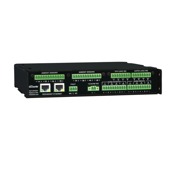 AtlasIED IED1544ZOP GLOBALCOM® 4x4 Dante Smart Zone Output Processor