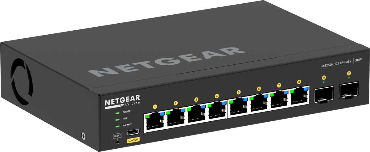 Netgear GSM4210PX 8-Port 1Gbit/s PoE+ Switch
