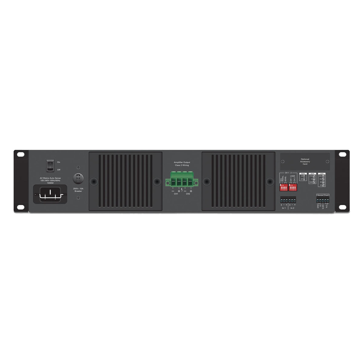 AtlasIED HPA1302 1300W HPA Series Dual Channel Commercial Amplifier