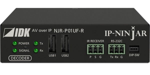 IDK NJR-P01UF-R 4K@60 HDMI Decoder for AV over IP with Multimode SFP+