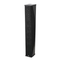 NEXO ID84 column speaker in black, angled front view